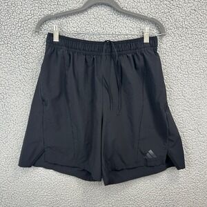 Adidas AEROREADY 7" Activewear Shorts Men's M Black Regular Fit Drawstring